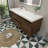 Single Bathroom Vanity with Acrylic Top-1346726230