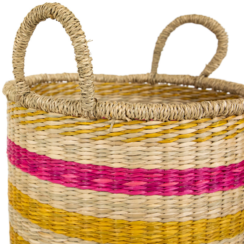 Northlight Seasonal Seagrass Decorative Basket