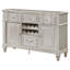 Keymari 4-drawer Sideboard Buffet Cabinet Silver Oak