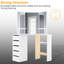 Sandell Dressing Table with Mirror-910297890