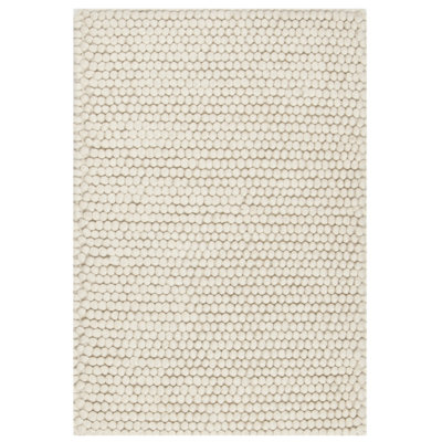 Natura Solid Color Area Rug In Ivory