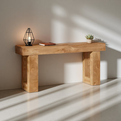 Wooden Console Table, Sofa Side Table, Living Room Table Rectangular Sofa Table Behind The Couch