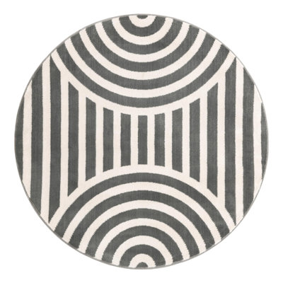 Unique Loom Lines Whimsy Kids Rug