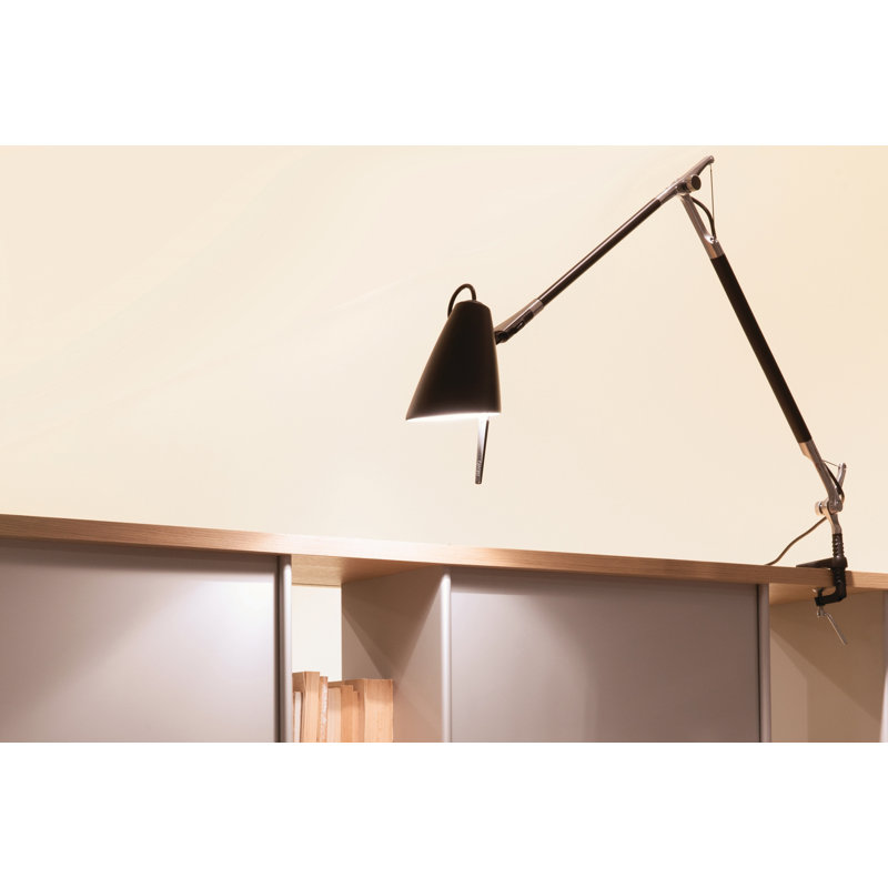 Lampe de bureau 24,8 po Gundelinda, Noir