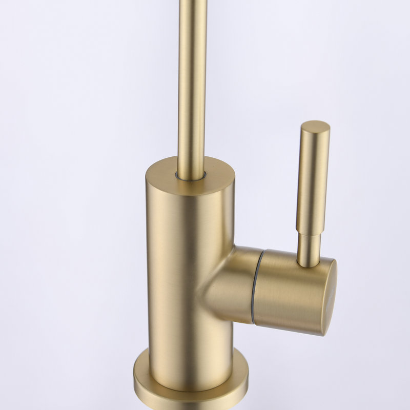Cheetah Sourcing Kitchen Faucet, Brushed Gold, Lever