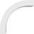 3"W x 6"D x 6"H Standard Heritage Architectural Grade PVC Knee Brace-33860378