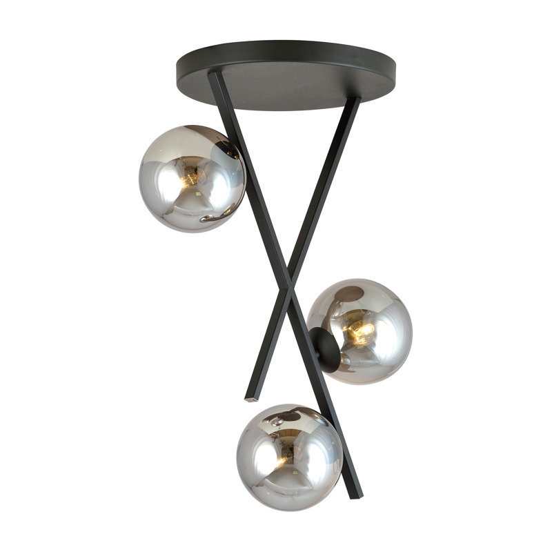 Adrial 3 - Light Unique/Statement Chandelier, Graphite