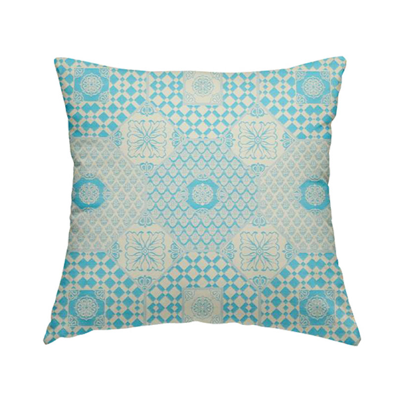 Noelia Patchwork Square Throw Cushion, 55 x 55 cm