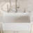Karran 30" Single Bowl Panel Front Farmhouse Fireclay Kitchen Sink with Reversible Apron Front-102676104