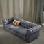 Canapé Chesterfield en similicuir à accoudoirs roulés de 89 po Kiryak-1370083922