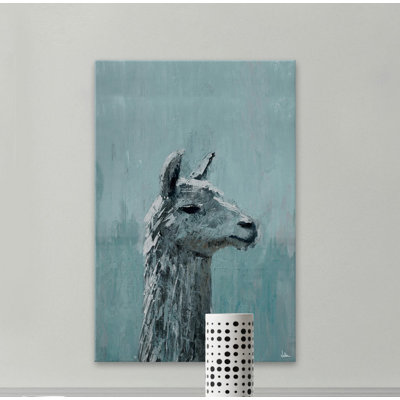 «Alama Lama Serieux», reproduction sur toile tendue Alima
