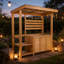 100% Natural Cedar Outdoor Kitchen Island