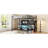 Full Size Metal Loft Bed With TV Stand, Metal Loft Bed With Staircase And Wardrobe, Kids Full Size Loft Bed, Black (Expect Arrival Date 2025/3/22)-584012069