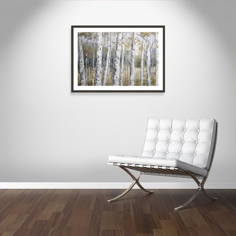 «Musgrave Hidden Birch», reproduction encadrée
