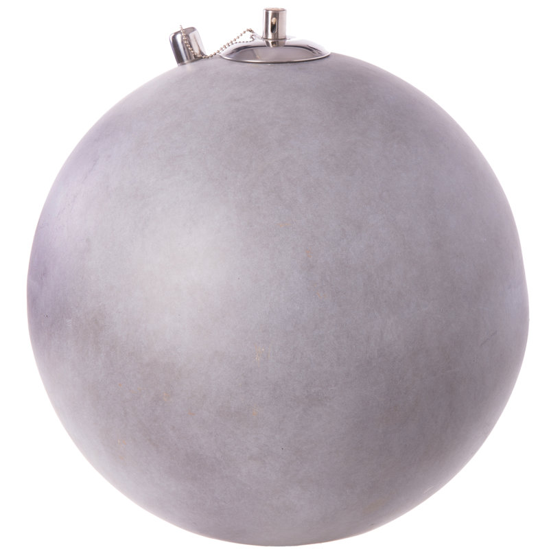 Aalyia Ceramic Torch, 43cm H x 40cm W x 40cm D, Silver
