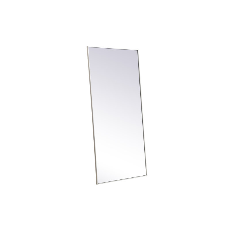 Sabine Metal Rectangle Wall Mirror, 72" x 36", White