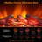 Zies 26'' W Black Electric Logs with 5120 BTU