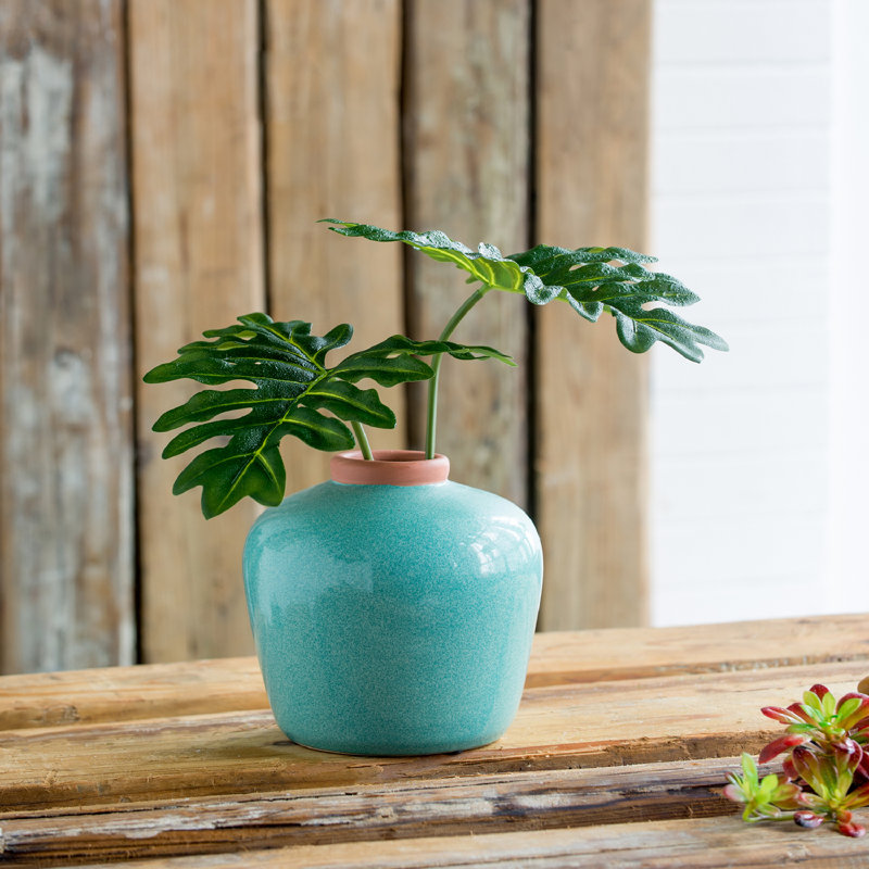Vase de table Cevennes, H 7,5 po x l 8,3 po x P 8,3 po