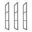 3-Tier Rectangular Shelf Bracket, Wall/Floor/Ceiling Mount Storage Shelving, Storage Shelf Brackets