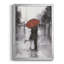 Toile encadrée «Caught In The Rain» de qualité supérieure - prête à être accrochée-1432999049-1432999051