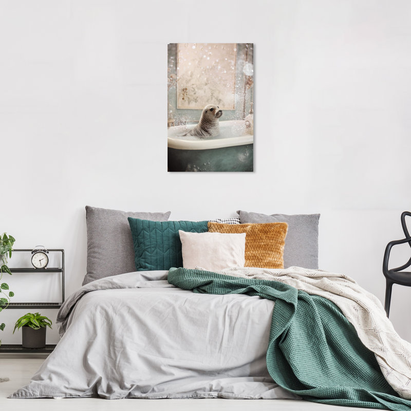Baignoire phoque Seal par Wynwood Studio, H 24 po x l 16 po x P 0,8 po