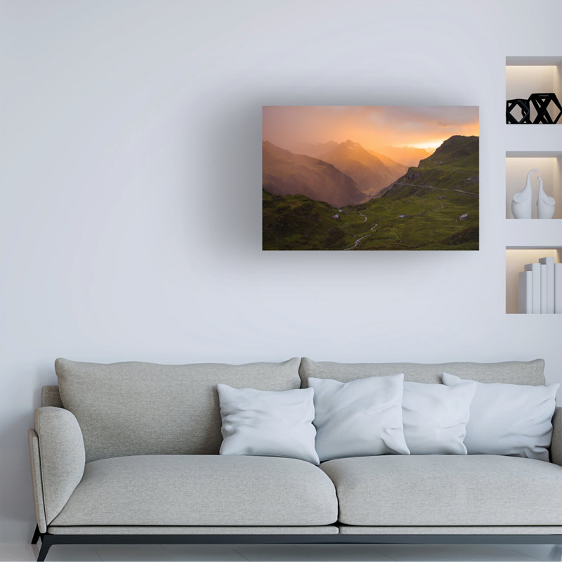 Bolog Andreas Agazzi Breaking Through Canvas Art, 12" H x 19" W