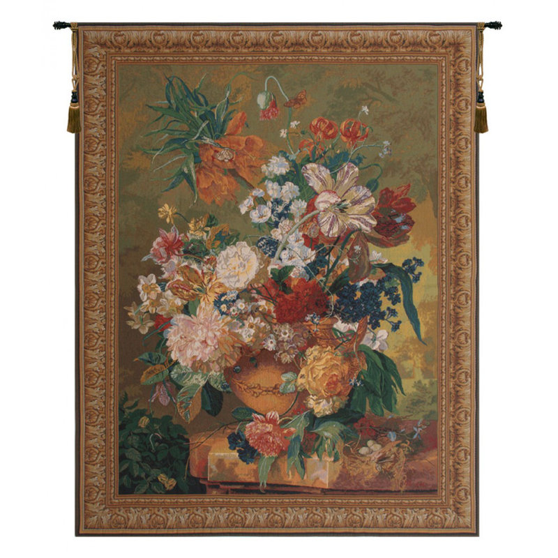 Loom Woven Cotton Blend Wall Hanging, 64" H x 50" W x 0.15" D