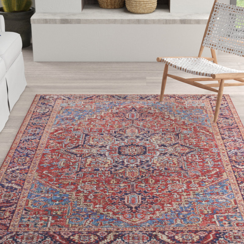 Amata Tufted Red Rug, Rectangle 160 x 230cm