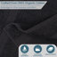 Ensemble de serviettes de bain en coton biologique Blue Earth Nile Mills 9 pièces-128766486-128766489