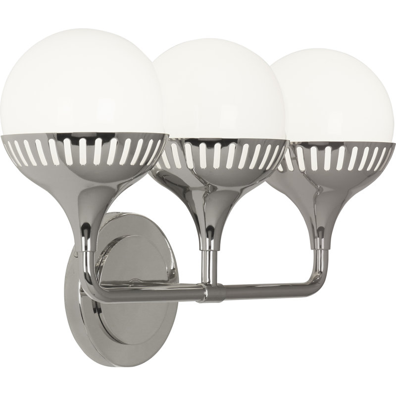 Rio 3 - Light Armed Sconce, Polished Nickel
