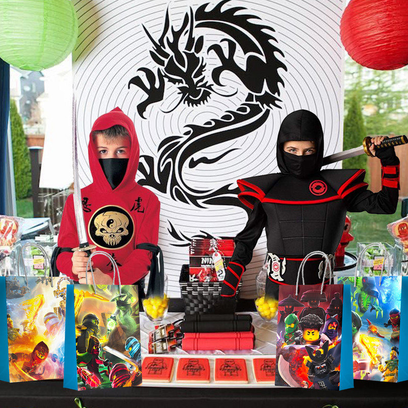 Sacs Ninja - 16 sacs de fête Ninja