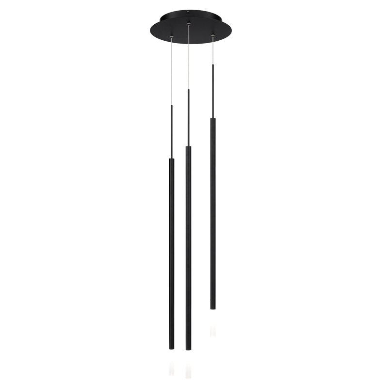 Viggo Round Multi-Light 4-CCT Pendant, 40" H x 15" W x 15" D