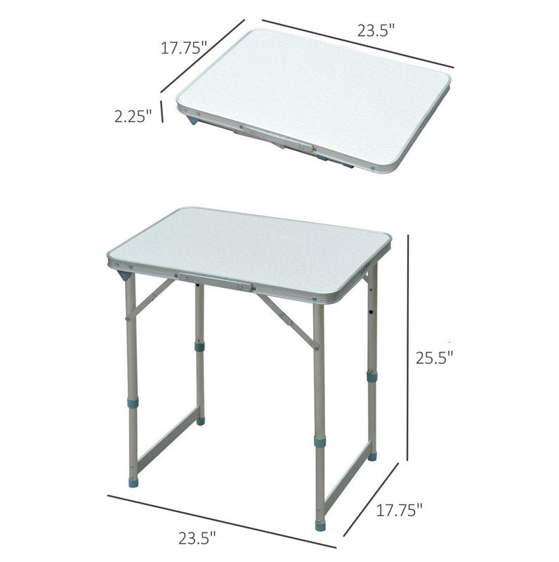 Table de camping portable