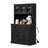71" Kitchen Hutch Storage Cabinet With Charging Station-1906738377