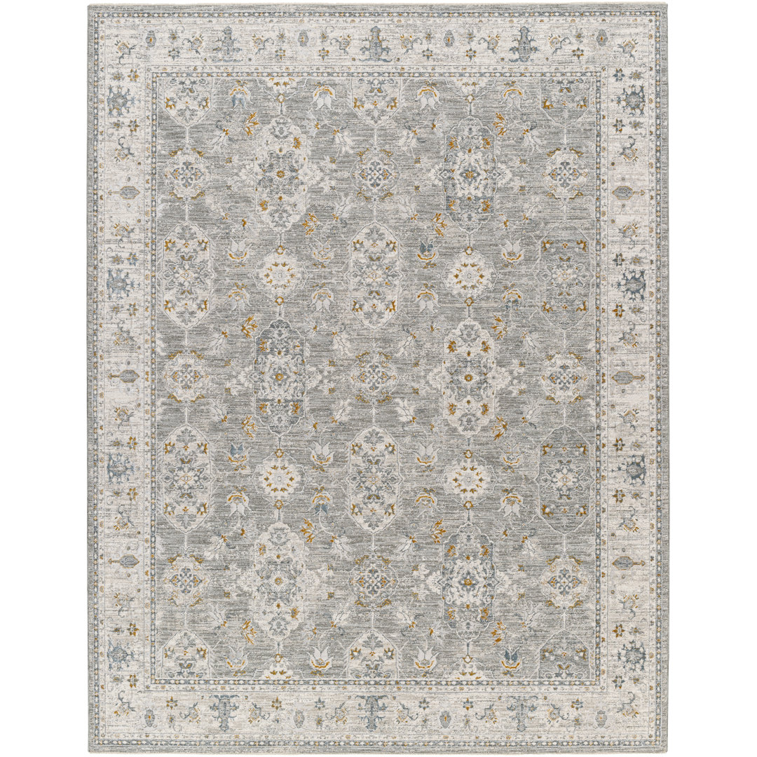 Cremorne Traditional Gray Area Rug Laurel Foundry Modern Farmhouse® Rug 