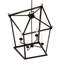 Luminaire suspendu rectangulaire à 4 lumières Kitzi