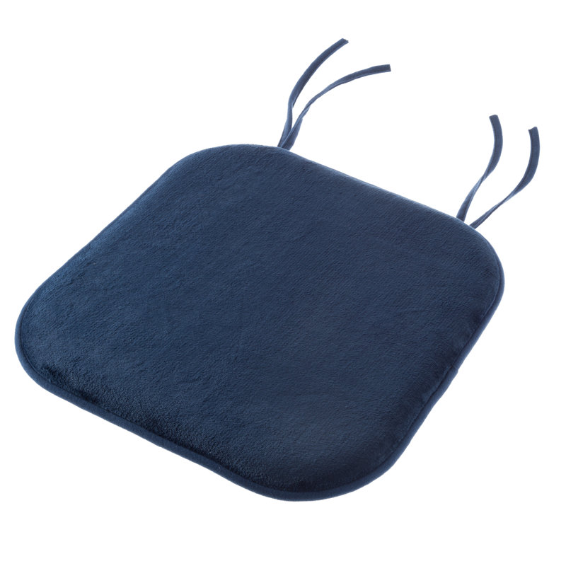 Outdoor 1'' Dining Chair Seat Cushion, Navy