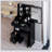 Compact 29.2-Inch Vanity Table With Left Drawer, Cushioned Stool, Large Sliding Mirror, And Multi-Layer Storage For Small Spaces-401244968