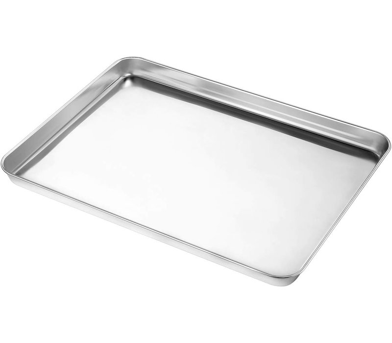 Baking Sheet Set Of 3, Stainless Steel Cookie Sheet Baking Sheet Pan