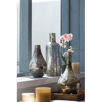Vase en verre 18 "