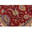 Tapis unique rouge 9 pi x 11 pi 10 po années 2000 par Arshs Fine Rugs