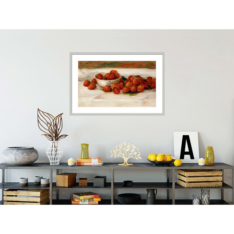 «Strawberries» par Pierre-Auguste Renoir, impression giclée encadrée, 27,59 po H x 41,5 po L