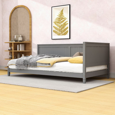 Twin Size Wood Daybed with Slats and Legs by Lark Manor