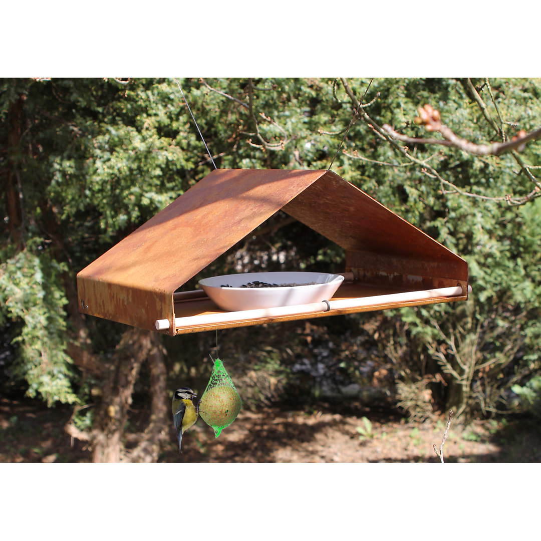 Norson Metal Hanging Tray Bird Feeder