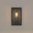 Hollis 12-inch 1-light Blackened Brass Exterior Wall Sconce with Clear Glass-1398226469-1398226468