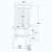 Light ash and white 5-piece dining set
