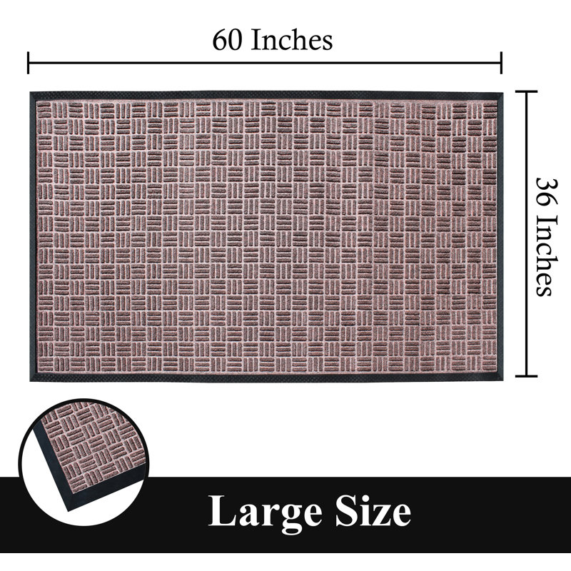 Rub-Poly Multi Utility 60" x 36" in Non-Slip Outdoor Door Mat