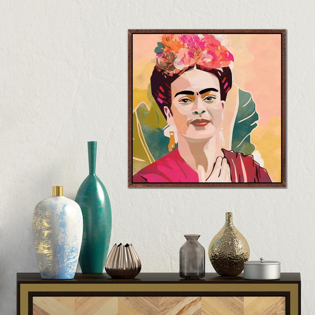 Frida Kahlo Quadrat von Ana Rut Bré - Galerie- Giclée