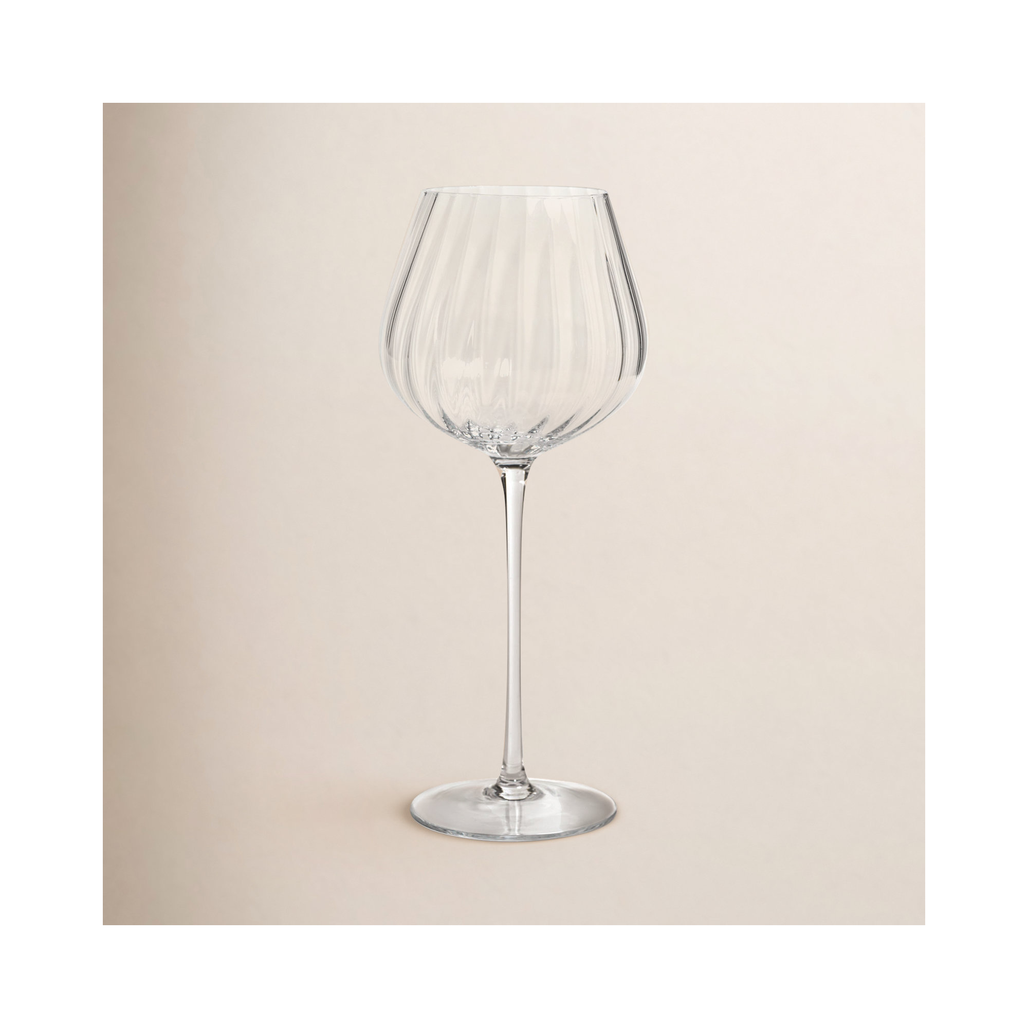 Malden Optic Red Wine Glasses, Set of 4, Clear