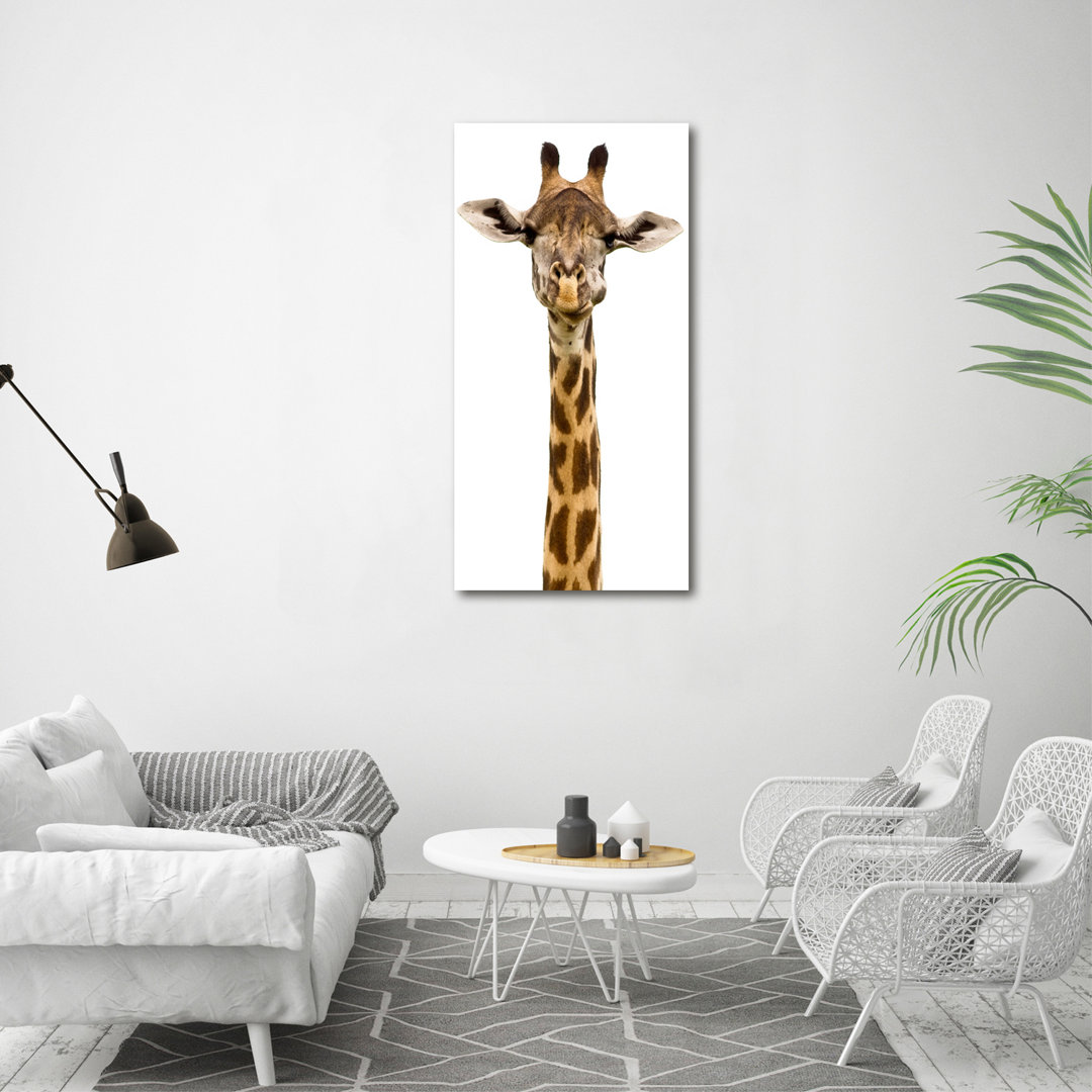 Giraffe - Kunstdrucke auf Segeltuch